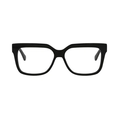 Pre-owned Stella Mccartney Square Optical Glasses 'black/transparent' | Women's Size Onesize