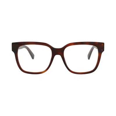 Pre-owned Stella Mccartney Square Optical Glasses 'havana/transparent' | Brown | Women's Size Onesize