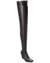 Stella Mccartney Square Thigh-high Boot In Black
