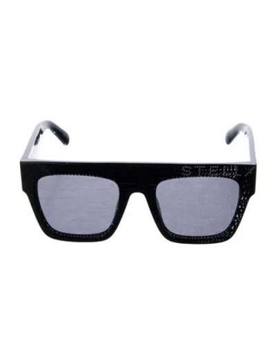 Pre-owned Stella Mccartney Square Tinted Sunglasses In Black
