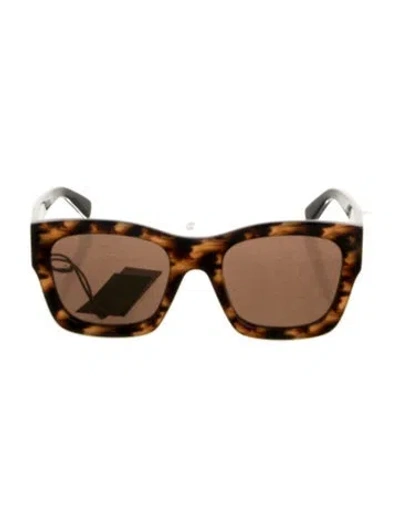 Pre-owned Stella Mccartney Square Tinted Sunglasses In Brown