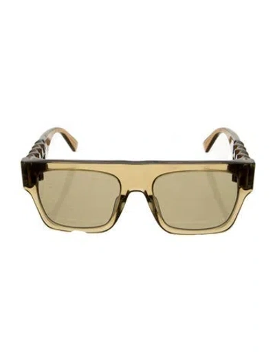 Pre-owned Stella Mccartney Square Tinted Sunglasses In Neutrals