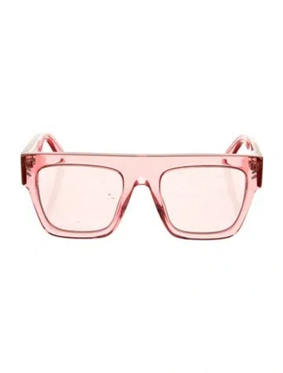 Pre-owned Stella Mccartney Square Tinted Sunglasses In Pink
