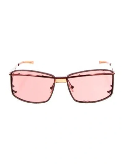 Pre-owned Stella Mccartney Square Tinted Sunglasses In Pink