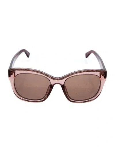Pre-owned Stella Mccartney Square Tinted Sunglasses In Pink