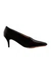 Stella Mccartney Square-toe Patent Kitten Heels In Animal Print