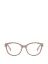 Stella Mccartney Square-frame Chain-link Glasses In Pink