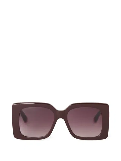 Stella Mccartney Square-frame Sunglasses In Rot