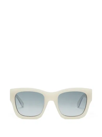 Stella Mccartney Square-frame Sunglasses In Weiss