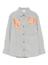 Stella Mccartney Squirrel-pocket Shirt In Gray