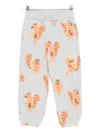 Stella Mccartney Squirrel-print Elasticated Track Pants In Gray