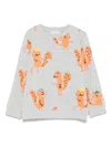 Stella Mccartney Squirrel-print Sweatshirt In Gray