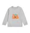 Stella Mccartney Squirrel-print Sweatshirt In Burgundy