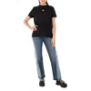 Stella Mccartney Star Embellished Cotton T-shirt, Brand Size 34 (us Size 0)