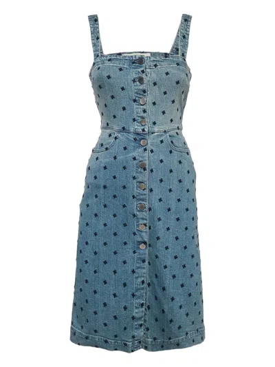Pre-owned Stella Mccartney Star-embroidered Dress