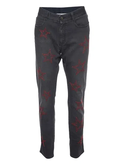 Pre-owned Stella Mccartney Star-embroidered Jeans