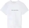 Stella Mccartney Stella Mc Cartney White Crew Neck T Shirt With Logo In White