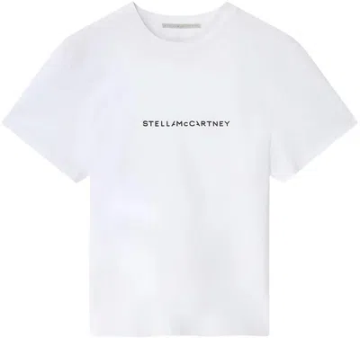 Stella Mccartney Star Iconics T-shirt With Print In White