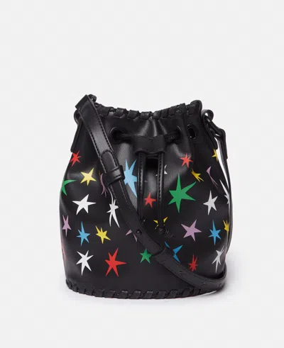 Stella Mccartney Star Pattern Bucket Bag In Multicolor