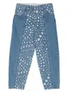 Stella Mccartney Star Pattern Jeans In Blue