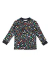 Stella Mccartney Star-print Long Sleeve T-shirt In Black