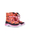Stella Mccartney Kid - Star Pattern Snow Boots In 红色