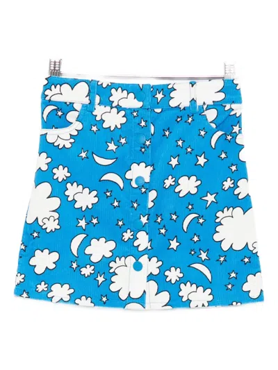 STELLA MCCARTNEY STAR-PRINT CORDUROY SKIRT