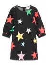 Stella Mccartney Star-print Dress In Black