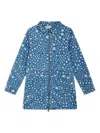 Stella Mccartney Bedrucktes Kleid Aus Denim In Blue