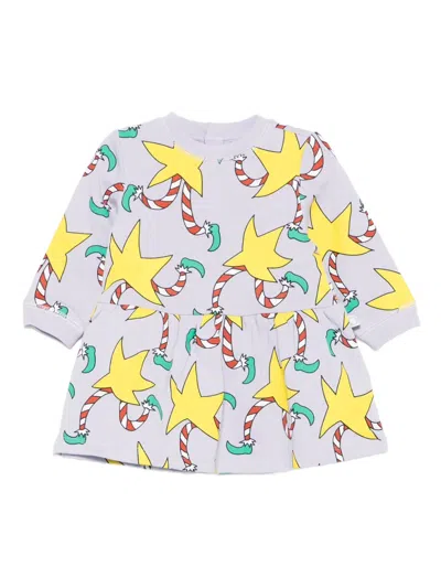 Stella Mccartney Babies' Star-print Dress In Multi
