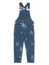 Stella Mccartney Star-print Dungarees In Blue