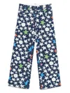 Stella Mccartney Star-print Five-pocket Trousers In Blue