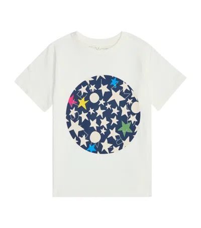 Stella Mccartney Kids' Star-print Graphic T-shirt In White