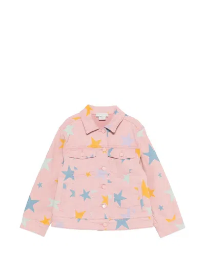 Stella Mccartney Star-print Jacket In Pink