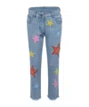 Stella Mccartney Star-print Jeans In Blue