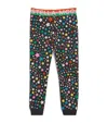 Stella Mccartney Star Pattern Leggings In Black