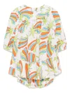 Stella Mccartney Star-print Mini Dress In White
