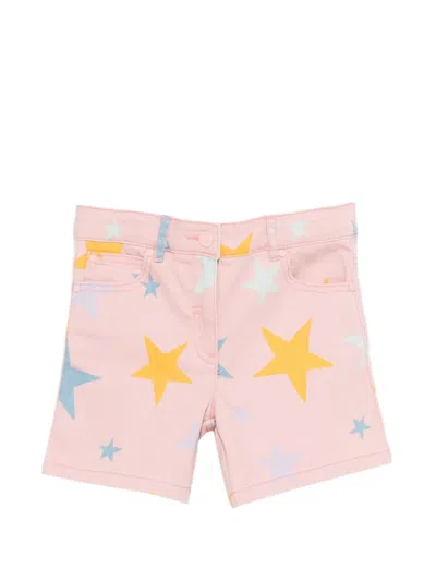 Stella Mccartney Star-print Shorts In Pink