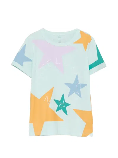 Stella Mccartney Star-print T-shirt In Blue