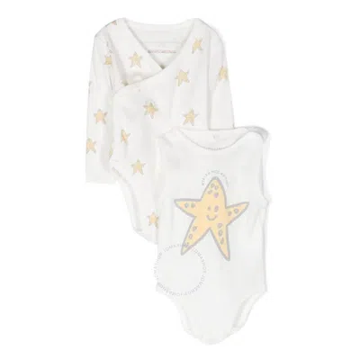 Stella Mccartney Starfish-print Long Sleeve Set In White