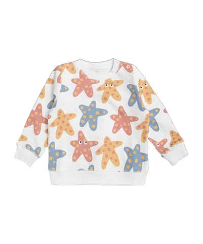 Stella Mccartney Babies' Starfish-print Sweatshirt In Multi