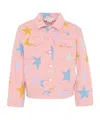 Stella Mccartney Star-print Jacket In Pink