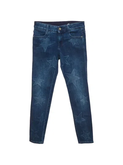 Pre-owned Stella Mccartney Star-print Jeans In Blue