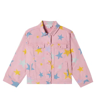 Stella Mccartney Star-print Jacket In Pink