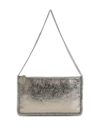 Stella Mccartney Steel Grey Pl Bags In Silver