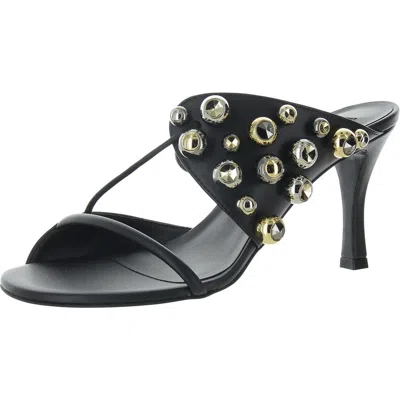 Stella Mccartney Stella 100 Womens Studded Faux Leather Heels