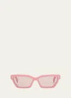 Stella Mccartney Stella Acetate Cat-eye Sunglasses In Pink
