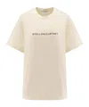 Stella Mccartney Stella Iconics Crewneck T-shirt In Neutral