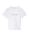 Stella Mccartney Stella Mc Cartney White Crew Neck T Shirt With Logo In White