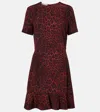 Stella Mccartney Stella Iconics Silk Cady Minidress In Red